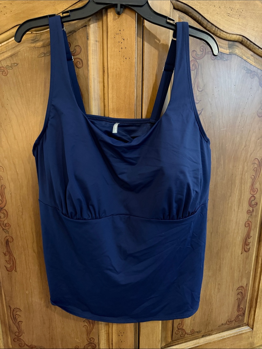 NWT Lands' End Deep Navy Swim Tank Top